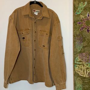 Men’s Kakadu Traders Australia canvas button down shirt